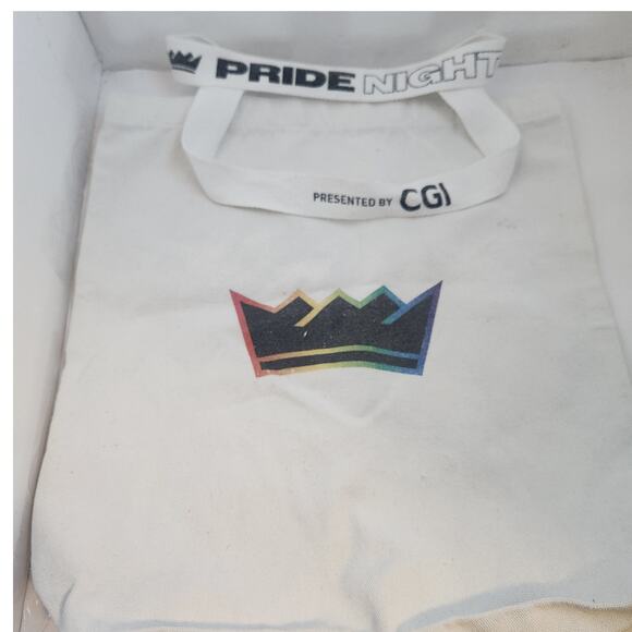 Sacramento Kings Pride tote bag 14x15 - Picture 1 of 3